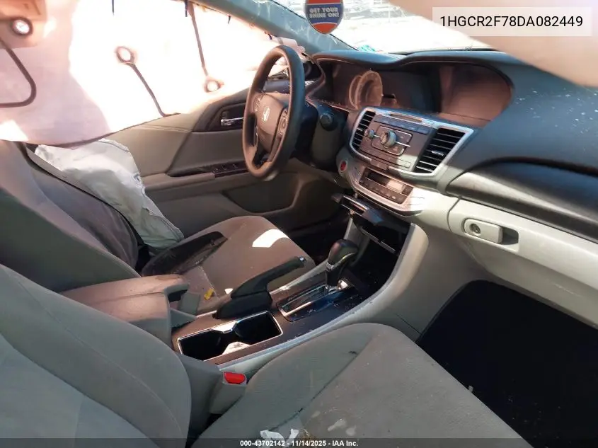 1HGCR2F78DA082449 2013 Honda Accord Ex