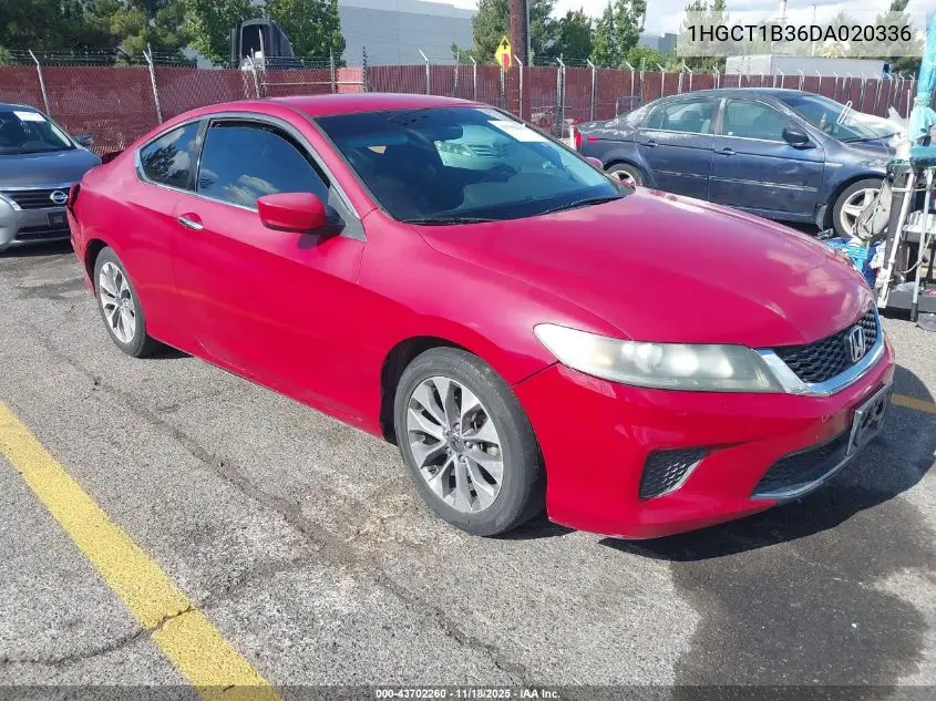 1HGCT1B36DA020336 2013 Honda Accord Lx-S