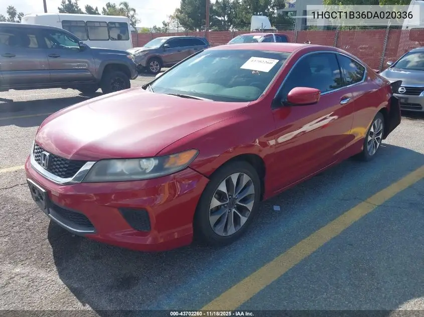 1HGCT1B36DA020336 2013 Honda Accord Lx-S