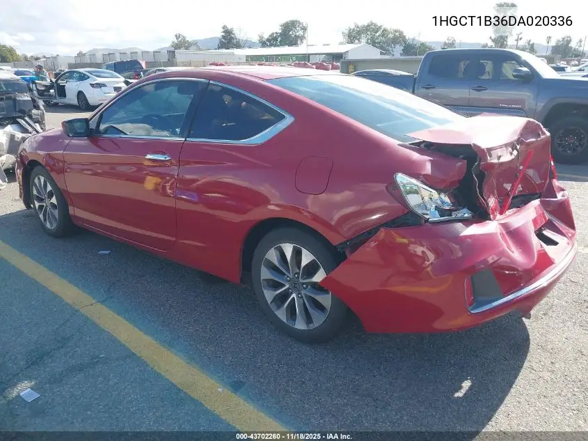1HGCT1B36DA020336 2013 Honda Accord Lx-S