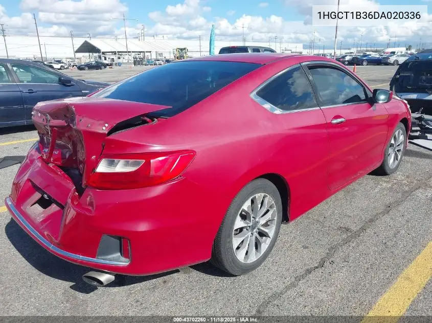1HGCT1B36DA020336 2013 Honda Accord Lx-S