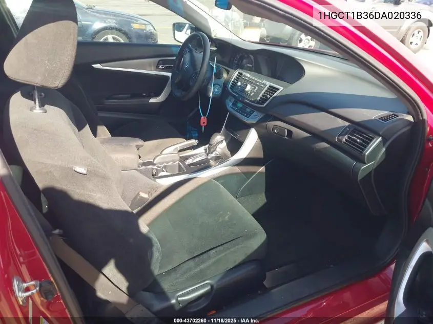 1HGCT1B36DA020336 2013 Honda Accord Lx-S