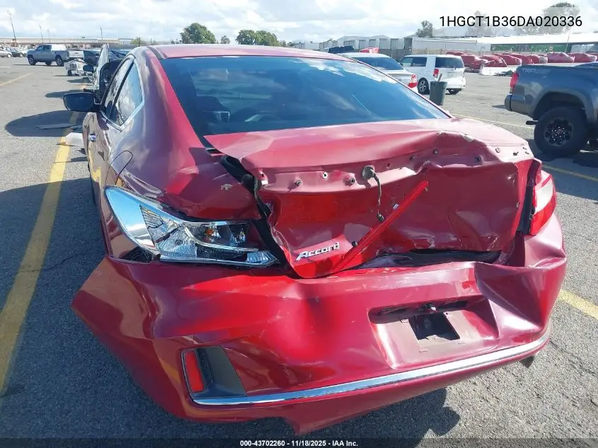 1HGCT1B36DA020336 2013 Honda Accord Lx-S