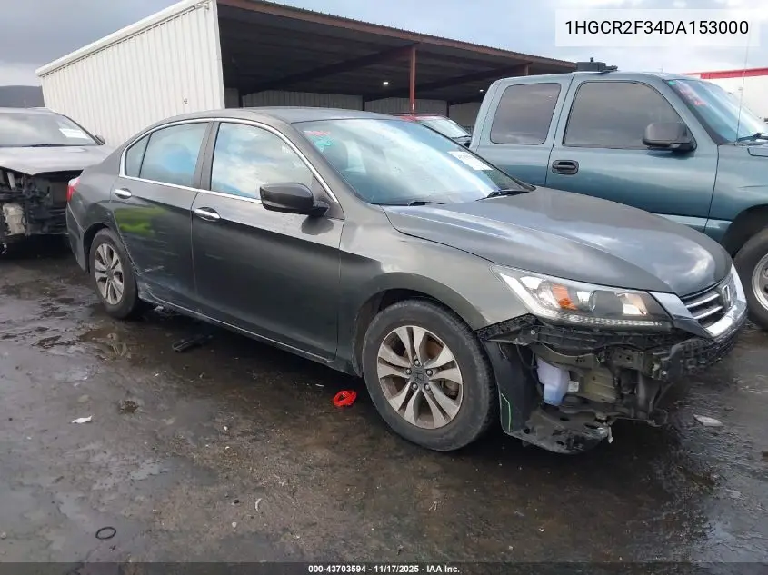 1HGCR2F34DA153000 2013 Honda Accord Lx