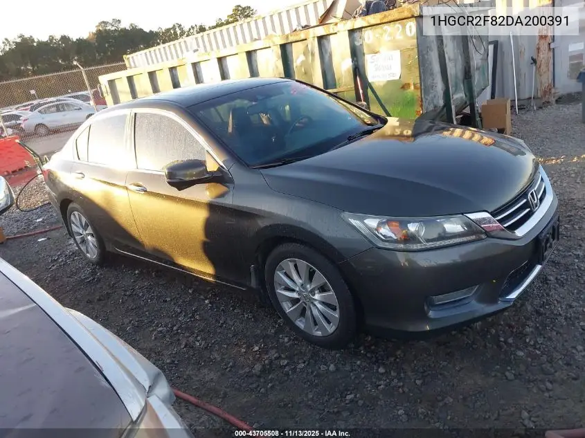 1HGCR2F82DA200391 2013 Honda Accord Ex-L