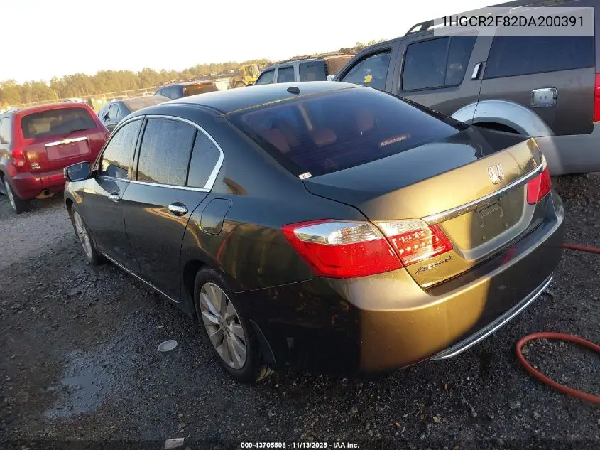 1HGCR2F82DA200391 2013 Honda Accord Ex-L