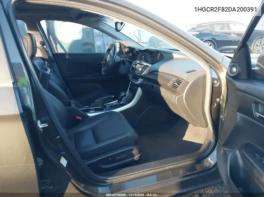 1HGCR2F82DA200391 2013 Honda Accord Ex-L