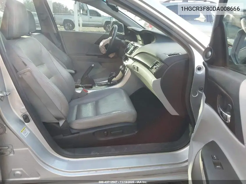 1HGCR3F80DA008666 2013 Honda Accord Ex-L V-6