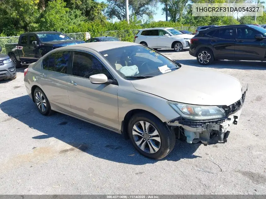 1HGCR2F31DA054327 2013 Honda Accord Lx