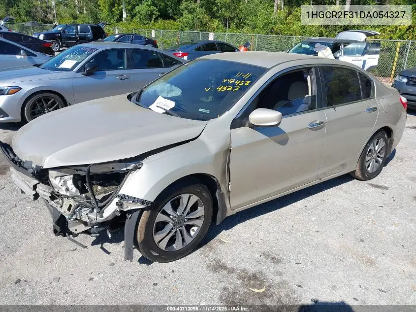 1HGCR2F31DA054327 2013 Honda Accord Lx