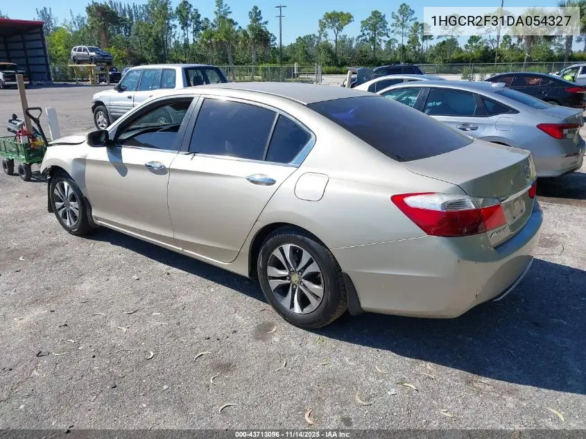 1HGCR2F31DA054327 2013 Honda Accord Lx