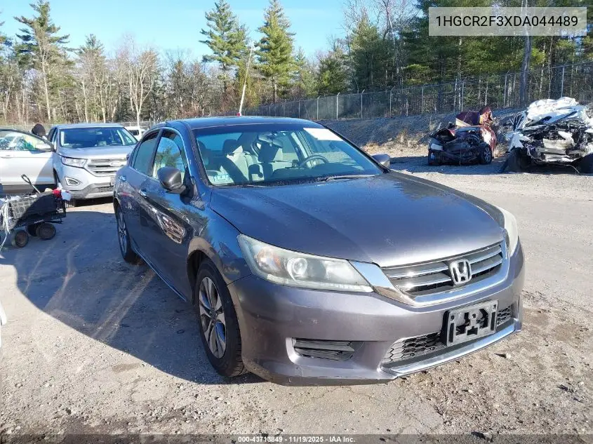 1HGCR2F3XDA044489 2013 Honda Accord Lx