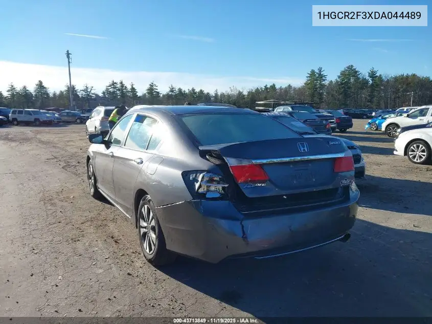 1HGCR2F3XDA044489 2013 Honda Accord Lx
