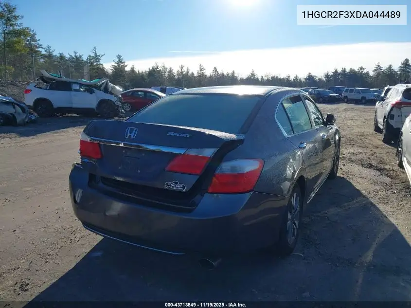 1HGCR2F3XDA044489 2013 Honda Accord Lx
