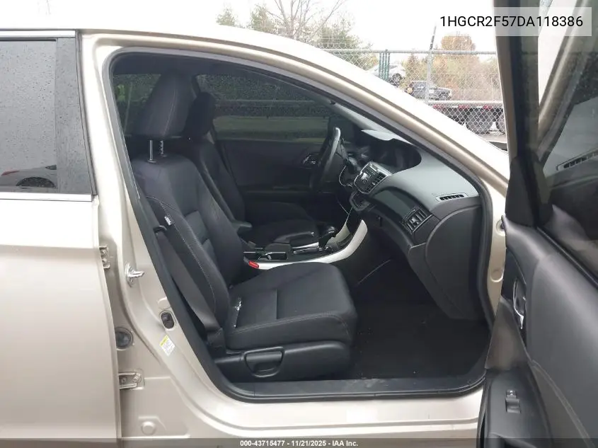 1HGCR2F57DA118386 2013 Honda Accord Sport