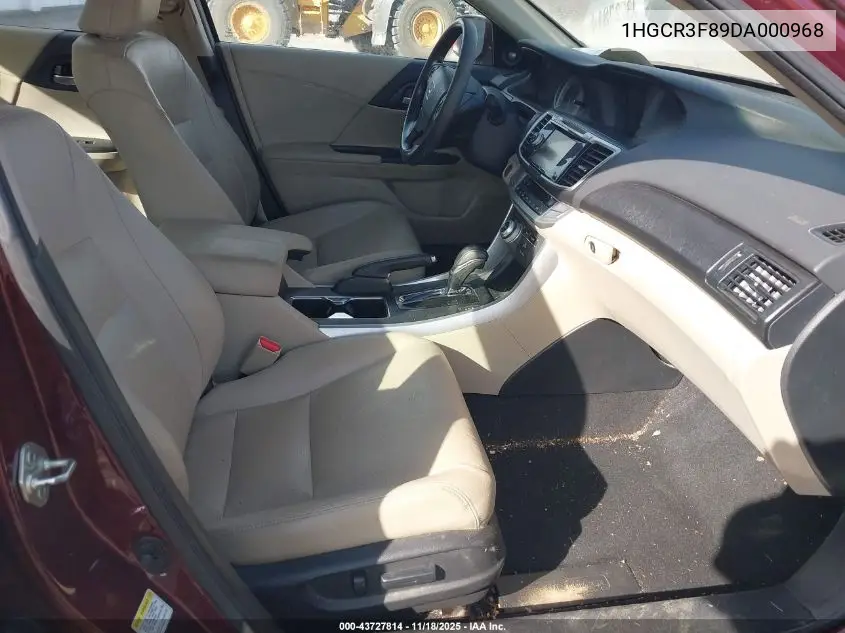 1HGCR3F89DA000968 2013 Honda Accord Ex-L V-6