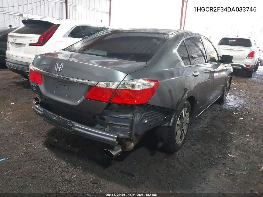 1HGCR2F34DA033746 2013 Honda Accord Lx