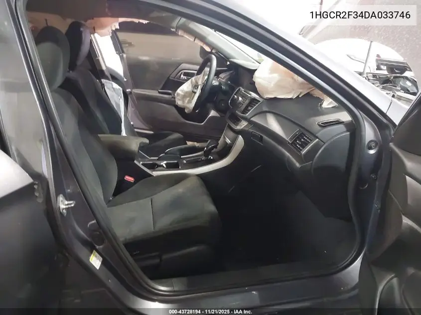 1HGCR2F34DA033746 2013 Honda Accord Lx