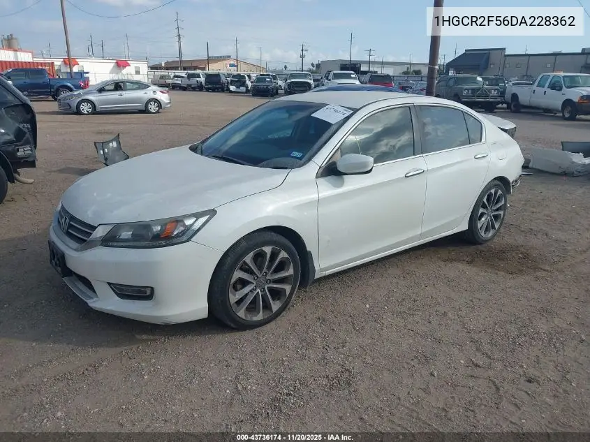 1HGCR2F56DA228362 2013 Honda Accord Sport