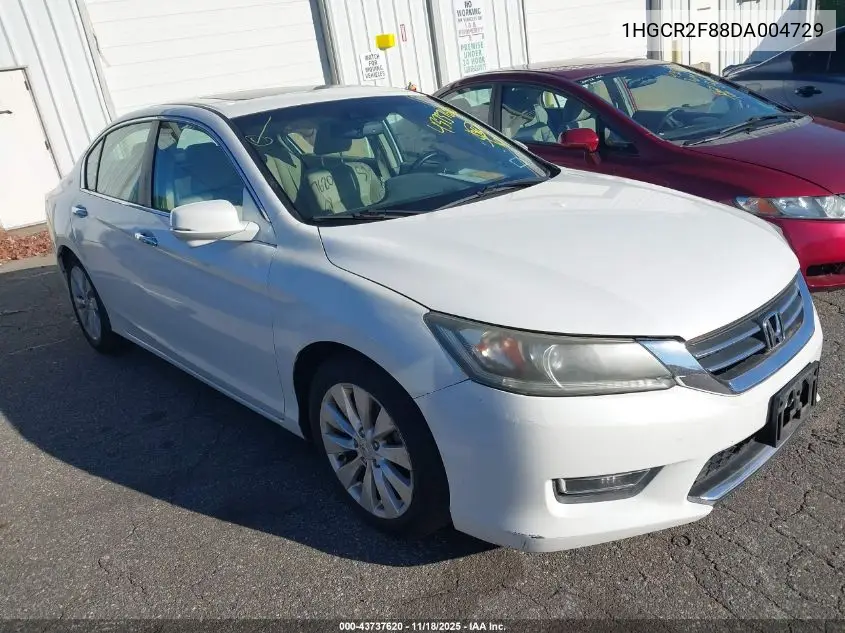 1HGCR2F88DA004729 2013 Honda Accord Ex-L