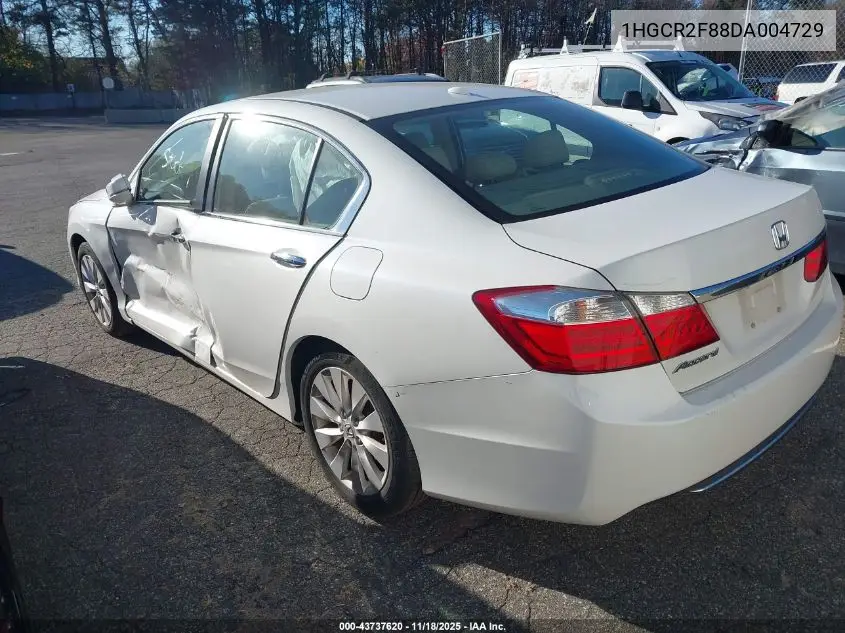 1HGCR2F88DA004729 2013 Honda Accord Ex-L