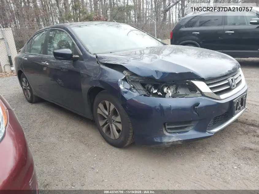 1HGCR2F37DA210757 2013 Honda Accord Lx