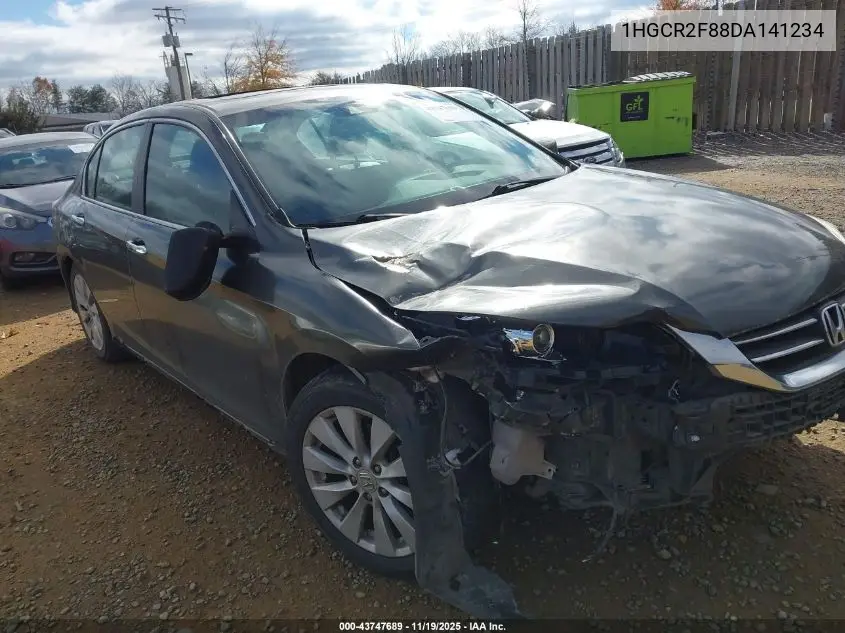 1HGCR2F88DA141234 2013 Honda Accord Sdn Ex-L