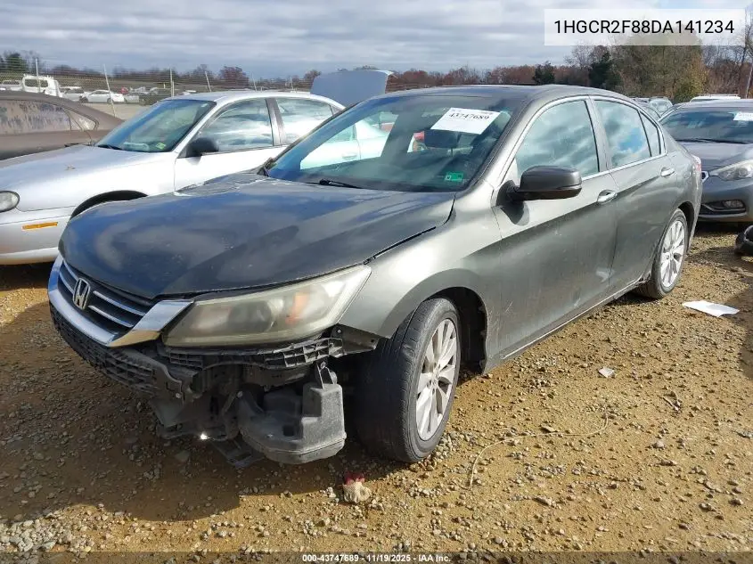 1HGCR2F88DA141234 2013 Honda Accord Sdn Ex-L