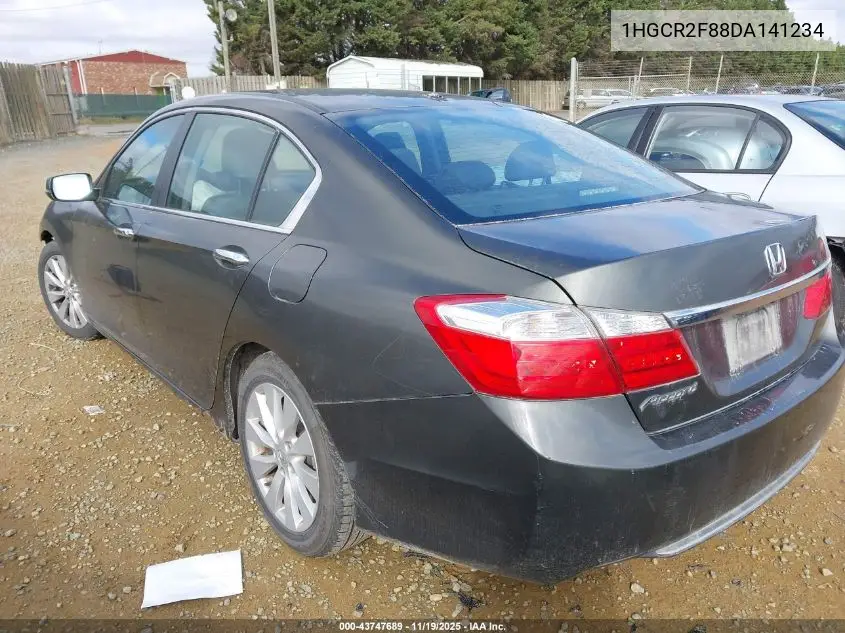 1HGCR2F88DA141234 2013 Honda Accord Sdn Ex-L