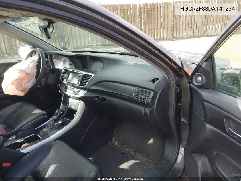 1HGCR2F88DA141234 2013 Honda Accord Sdn Ex-L