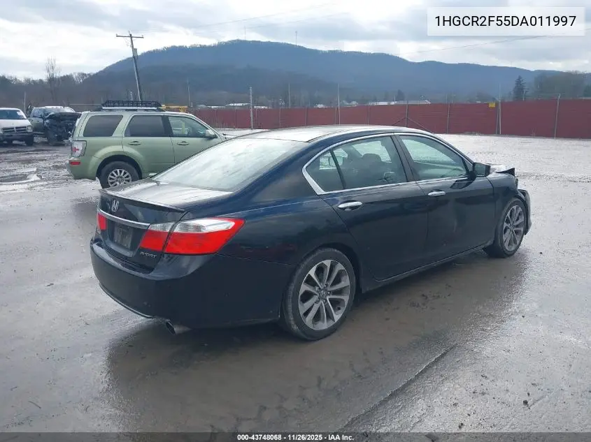 1HGCR2F55DA011997 2013 Honda Accord Sport