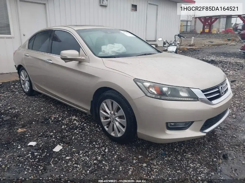 1HGCR2F85DA164521 2013 Honda Accord Sdn Ex-L