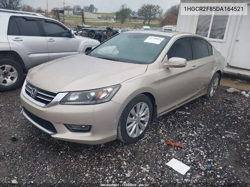1HGCR2F85DA164521 2013 Honda Accord Sdn Ex-L