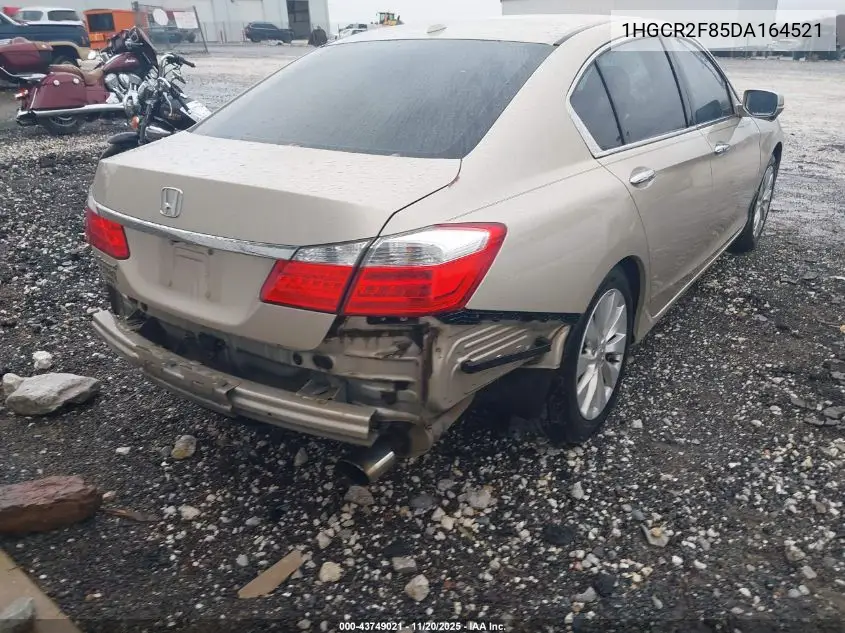 1HGCR2F85DA164521 2013 Honda Accord Sdn Ex-L