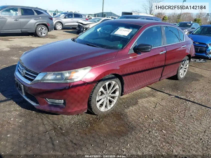 1HGCR2F55DA142184 2013 Honda Accord Sport