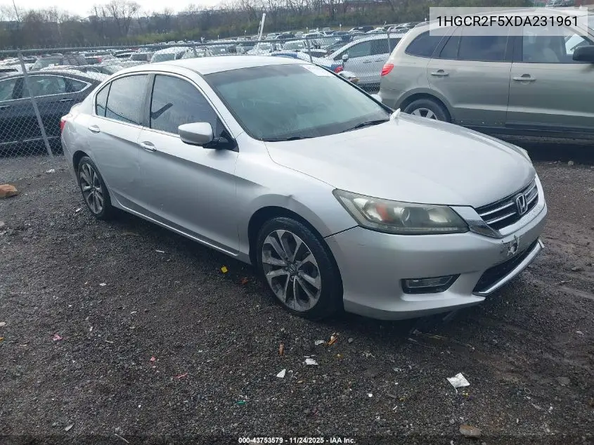 1HGCR2F5XDA231961 2013 Honda Accord Sport