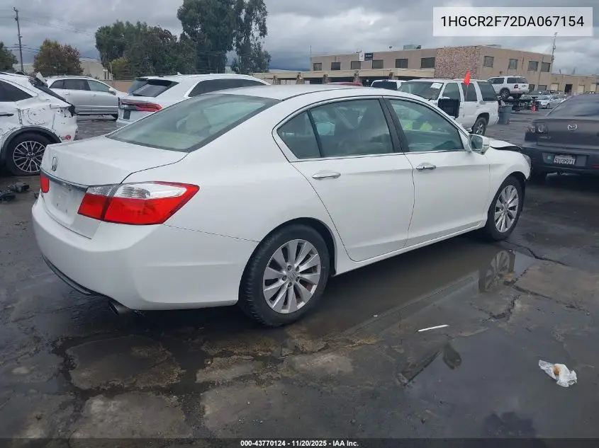 1HGCR2F72DA067154 2013 Honda Accord Ex