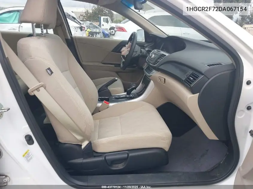 1HGCR2F72DA067154 2013 Honda Accord Ex