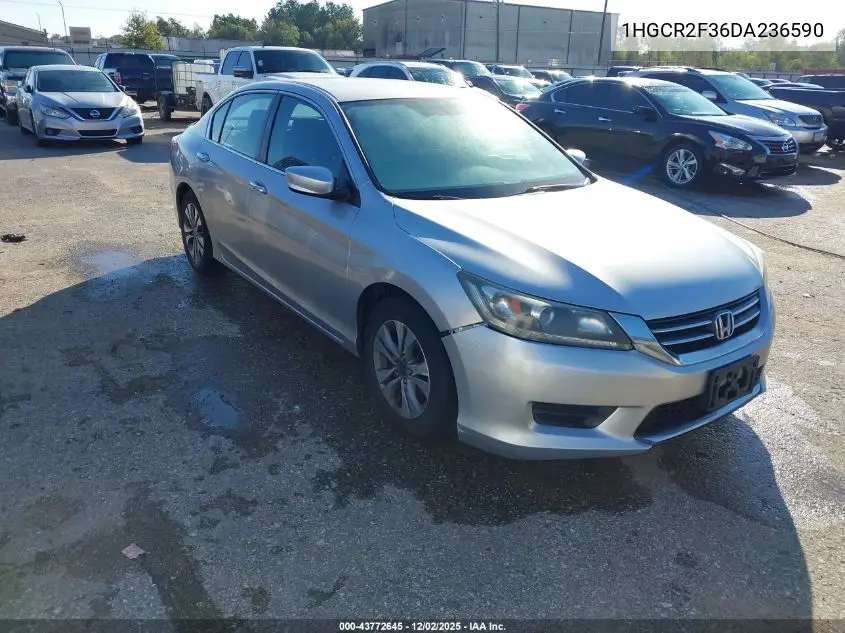 1HGCR2F36DA236590 2013 Honda Accord Lx