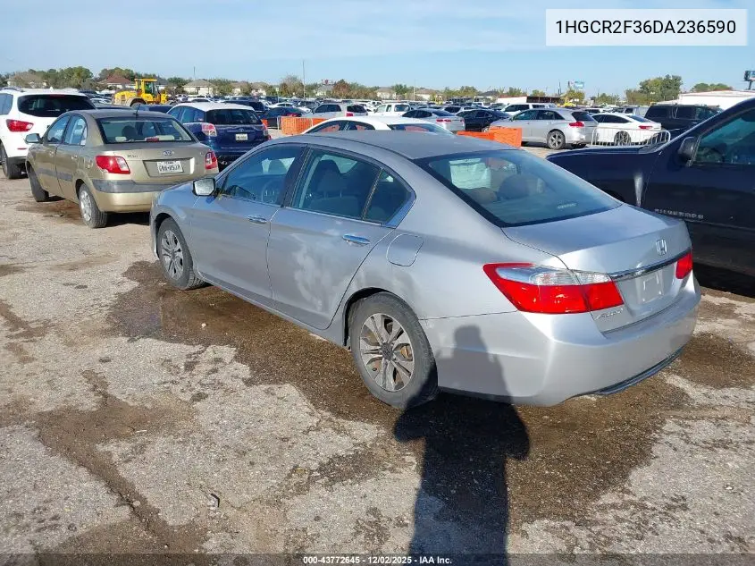 1HGCR2F36DA236590 2013 Honda Accord Lx