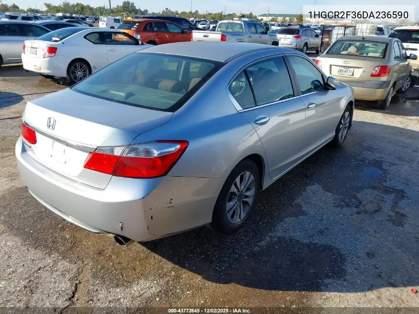 1HGCR2F36DA236590 2013 Honda Accord Lx