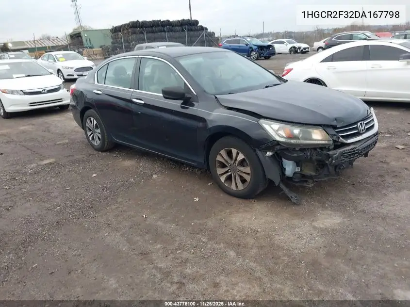 1HGCR2F32DA167798 2013 Honda Accord Lx