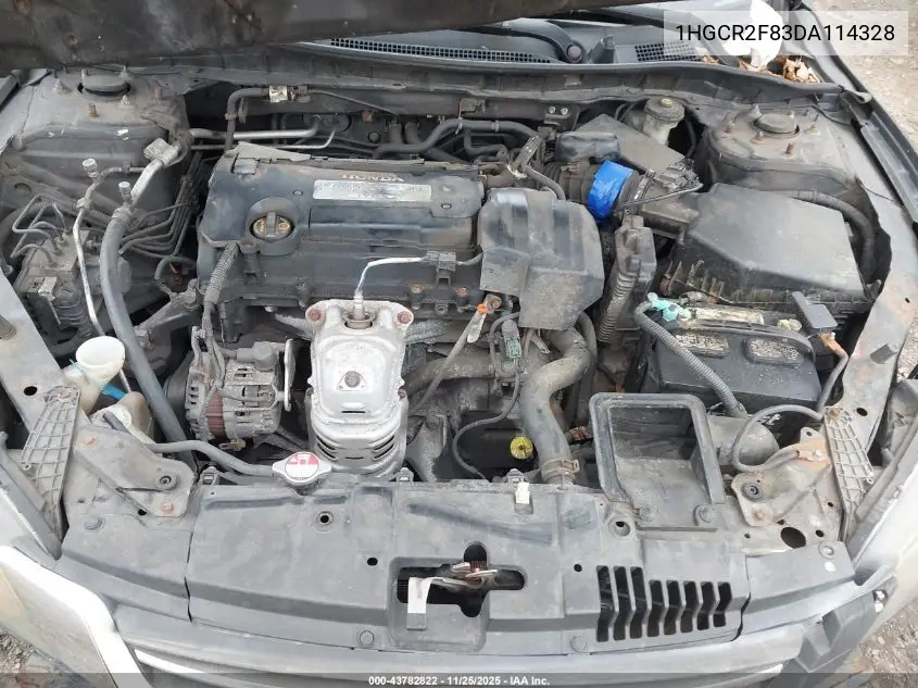 1HGCR2F83DA114328 2013 Honda Accord Sdn Ex-L