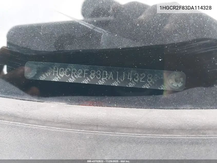 1HGCR2F83DA114328 2013 Honda Accord Sdn Ex-L
