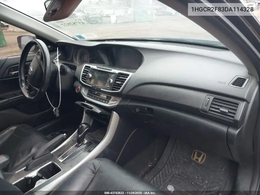 1HGCR2F83DA114328 2013 Honda Accord Sdn Ex-L