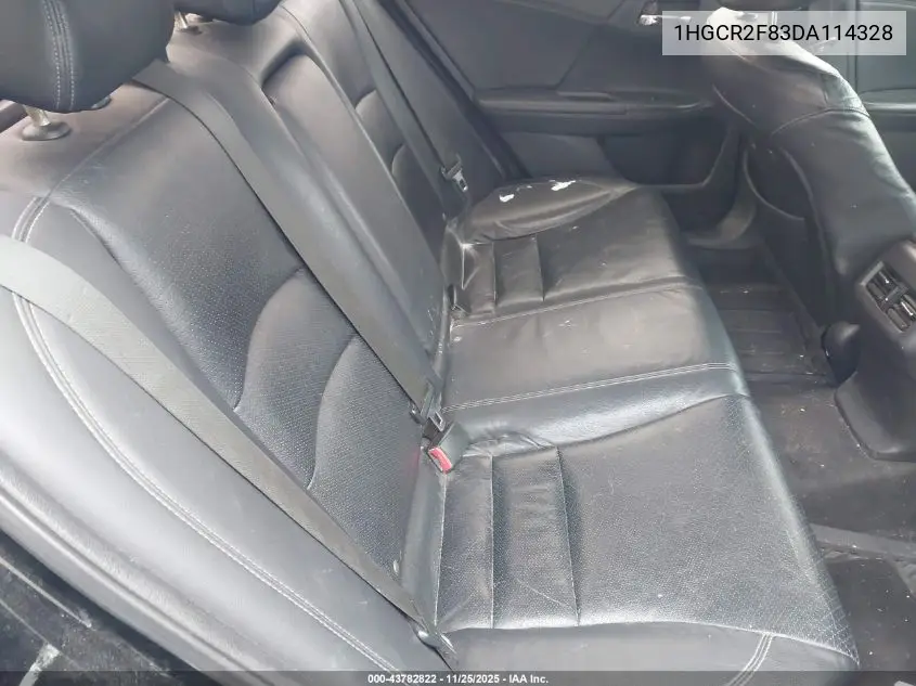1HGCR2F83DA114328 2013 Honda Accord Sdn Ex-L