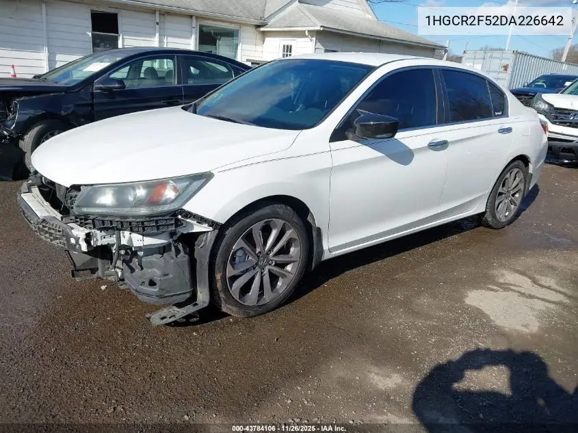 1HGCR2F52DA226642 2013 Honda Accord Sport
