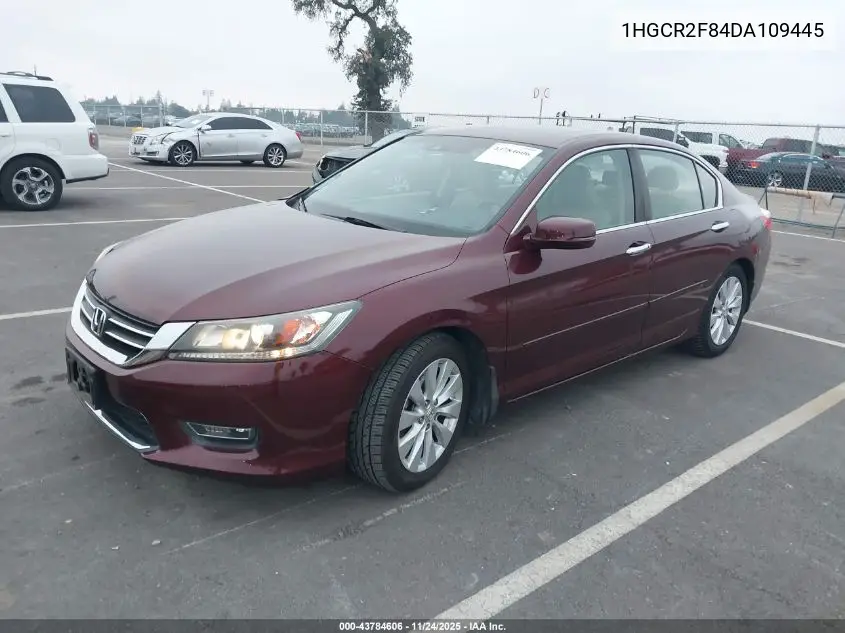 1HGCR2F84DA109445 2013 Honda Accord Sdn Ex-L