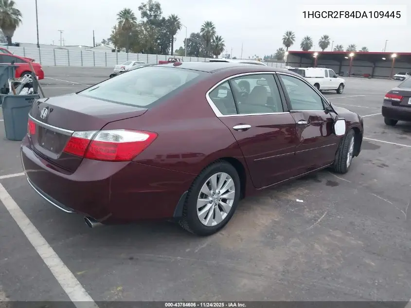 1HGCR2F84DA109445 2013 Honda Accord Sdn Ex-L