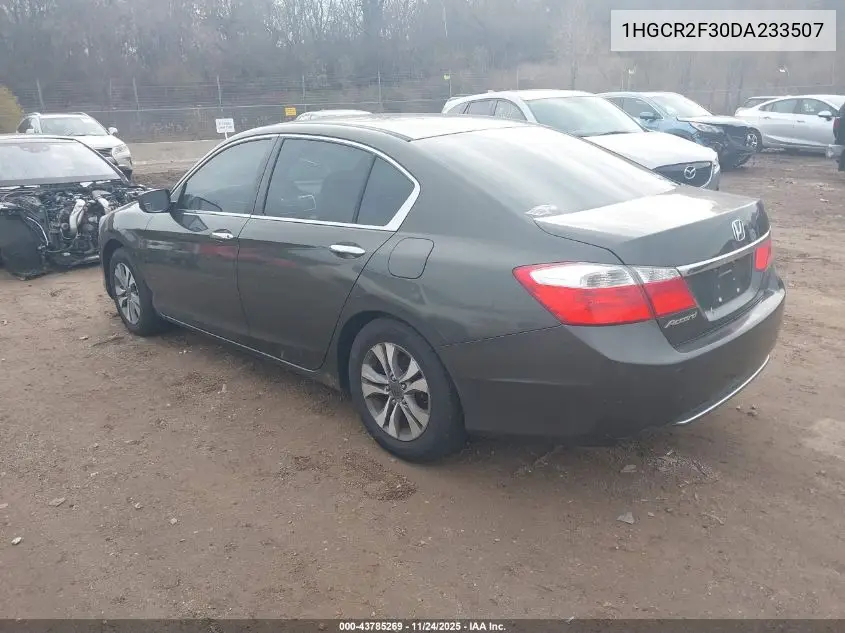 1HGCR2F30DA233507 2013 Honda Accord Lx